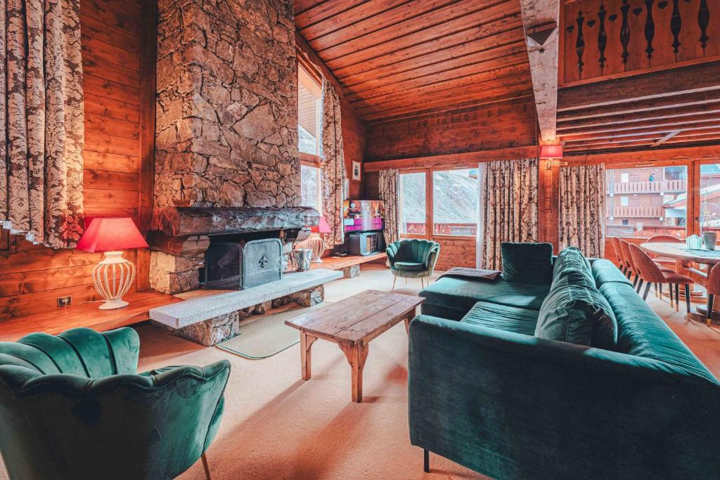 Гостиная зона в Hotel Mont Vallon