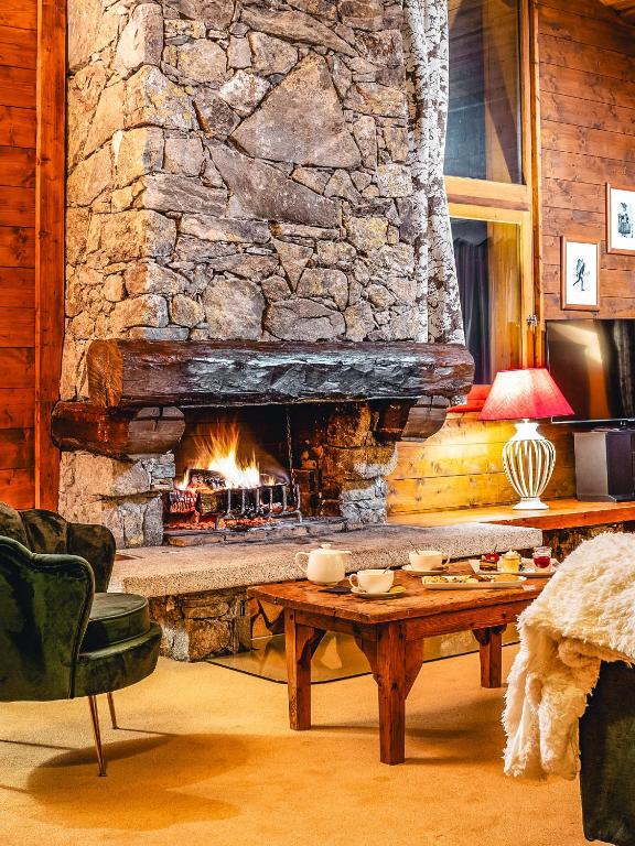 Гостиная зона в Hotel Mont Vallon