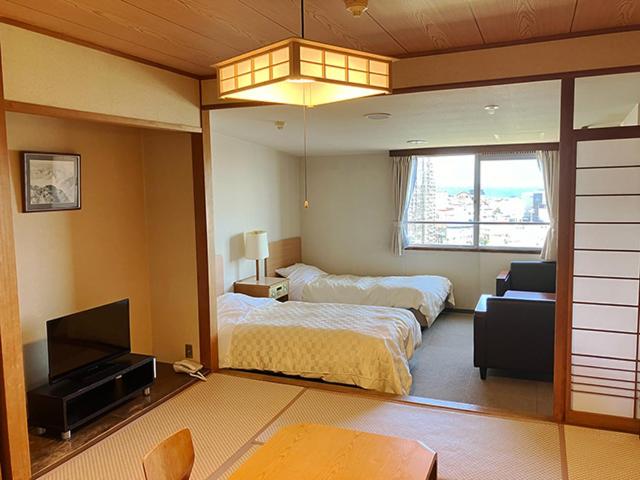 Yunokawa Kanko Hotel Shoen - Twin Room With Tatami Area - Non-Smoking