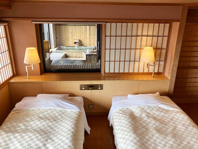Yunokawa Kanko Hotel Shoen - Disability-Accessible Twin Room With Open-Air Bath - Non-Smoking