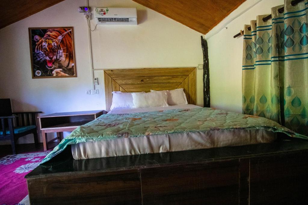 Postel nebo postele na pokoji v ubytování Wild Planet Eco Retreat