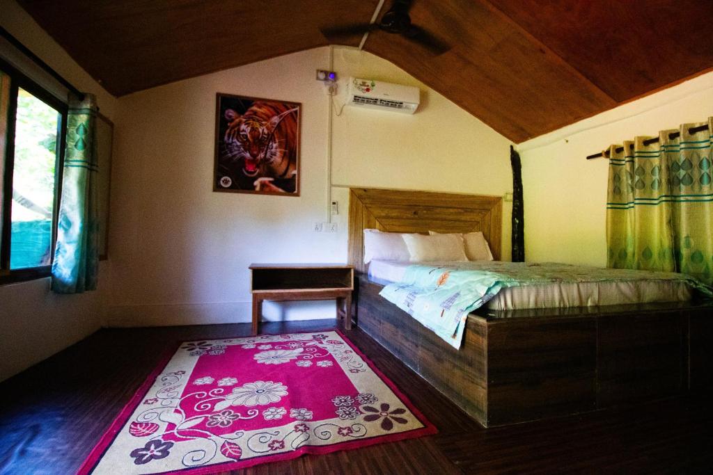 Postel nebo postele na pokoji v ubytování Wild Planet Eco Retreat