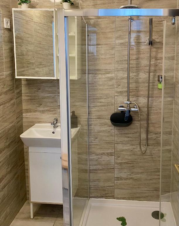 A bathroom at Astoria
