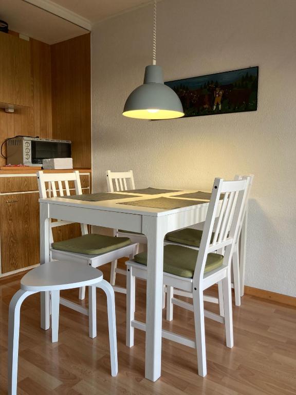 Kuchyň nebo kuchyňský kout v ubytování Chalet Mon Abri