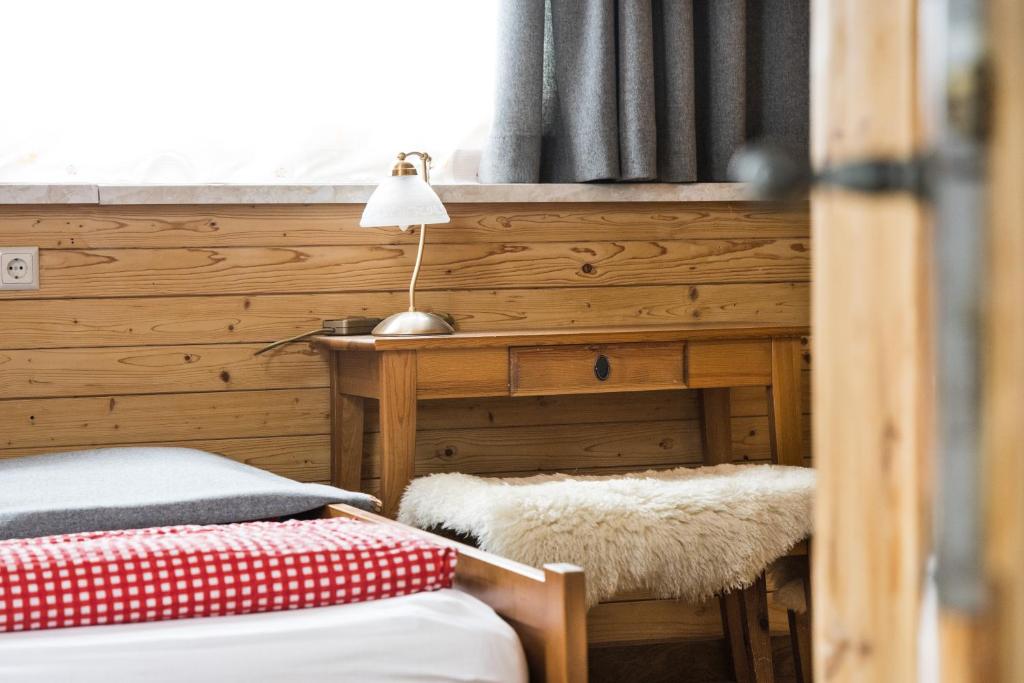 Posteľ alebo postele v izbe v ubytovaní Chalet Almblick