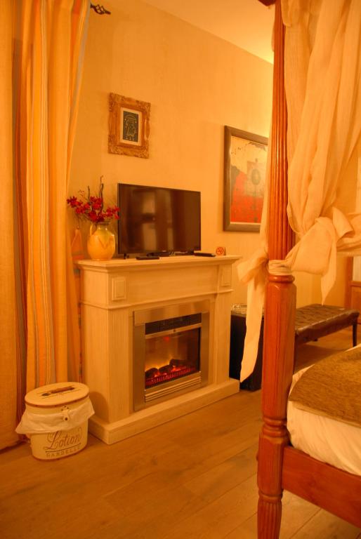 TV a/nebo společenská místnost v ubytování Hotel Selba d'Ansils