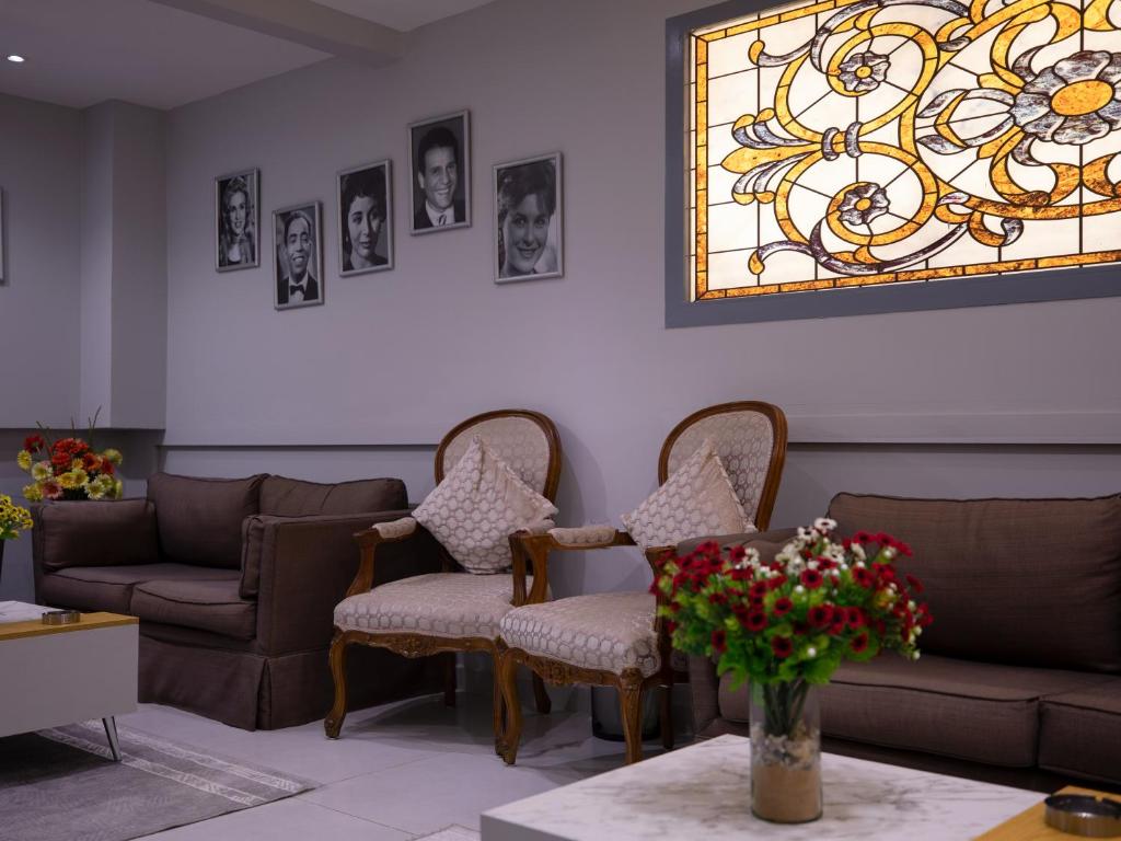 Posezení v ubytování Zamalek House Hotel