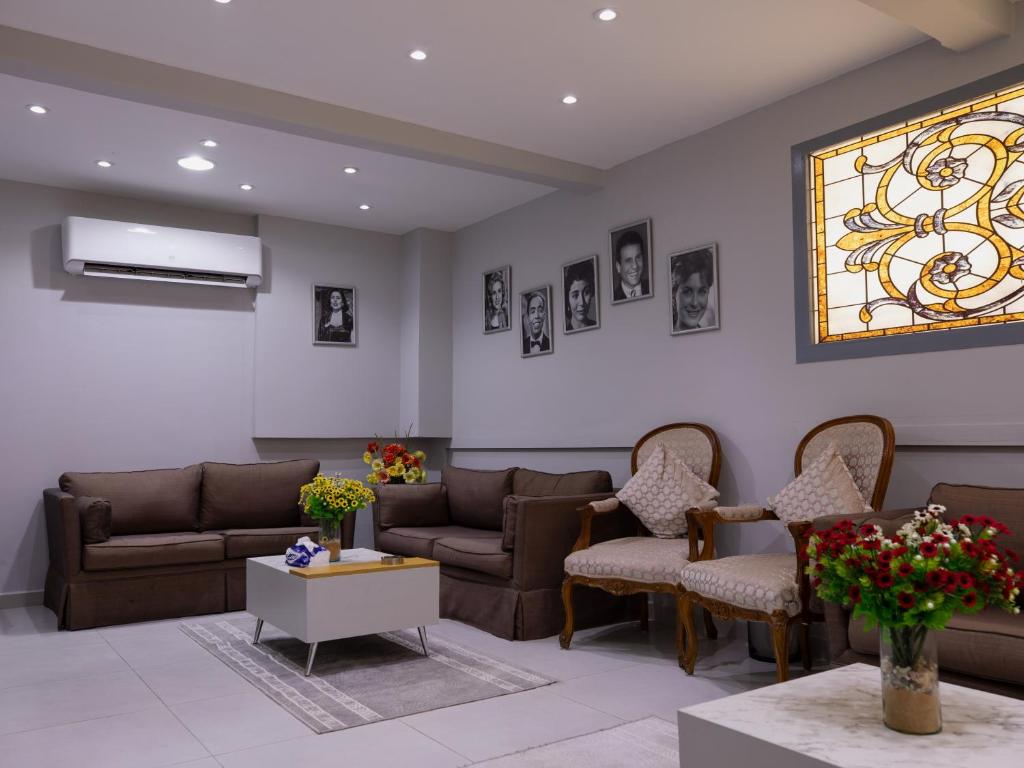 Posezení v ubytování Zamalek House Hotel