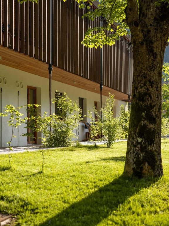Zahrada ubytování Residence Soča