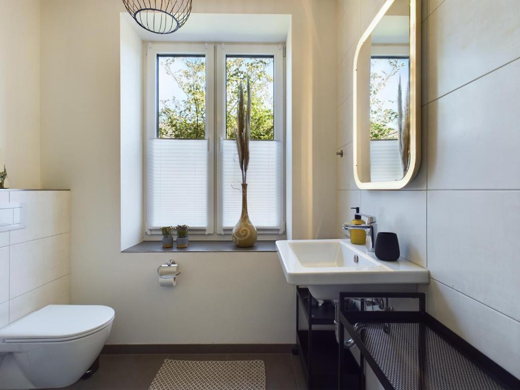 Koupelna v ubytování Studio-Apartment Sophia