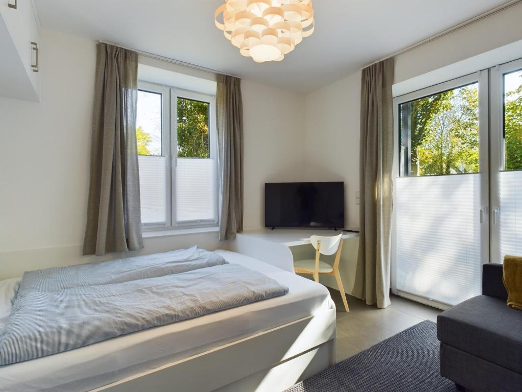 Postel nebo postele na pokoji v ubytování Studio-Apartment Sophia