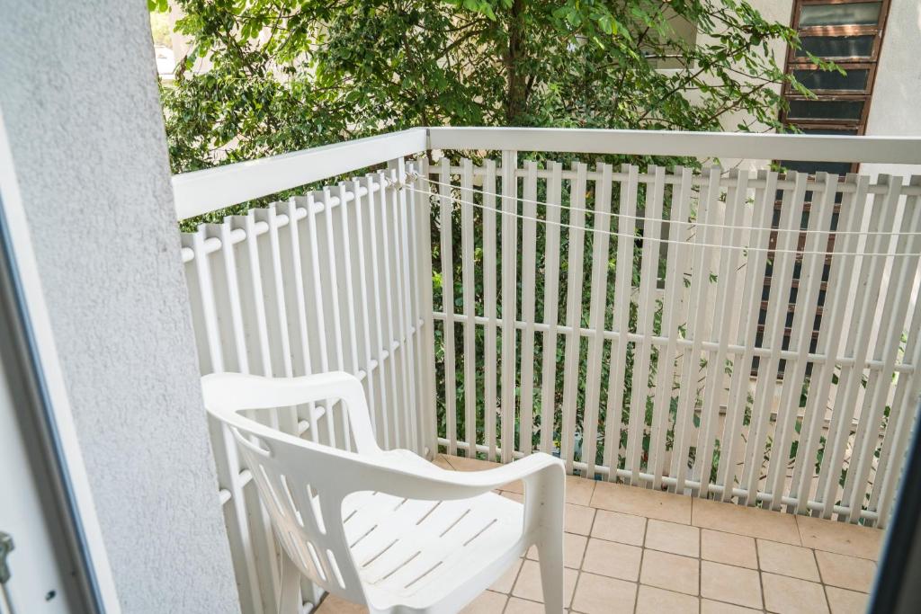 Balkon lub taras w obiekcie Hotel Singapore