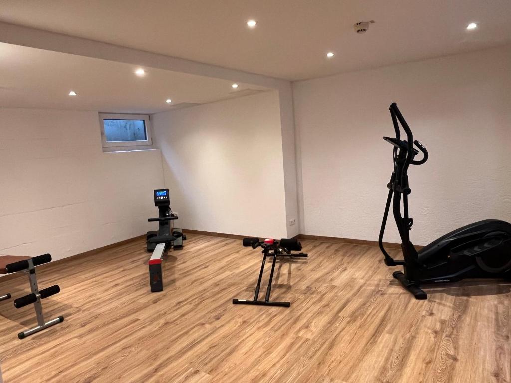 Fitness centrum a/nebo fitness zařízení v ubytování Hotel Weißbräu