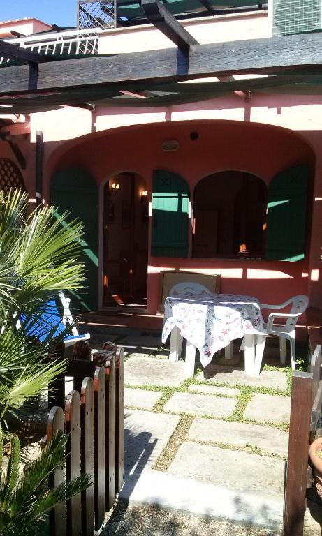 Budova, kde se aparthotel nachází