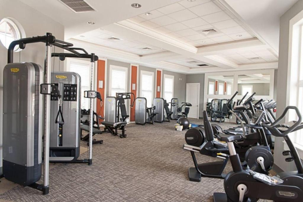 Fitness centrum a/nebo fitness zařízení v ubytování Solterra Magic