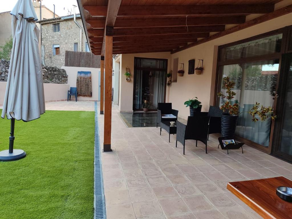 Patio nebo venkovní prostory v ubytování HOTEL POSADA LaS RETAJAS
