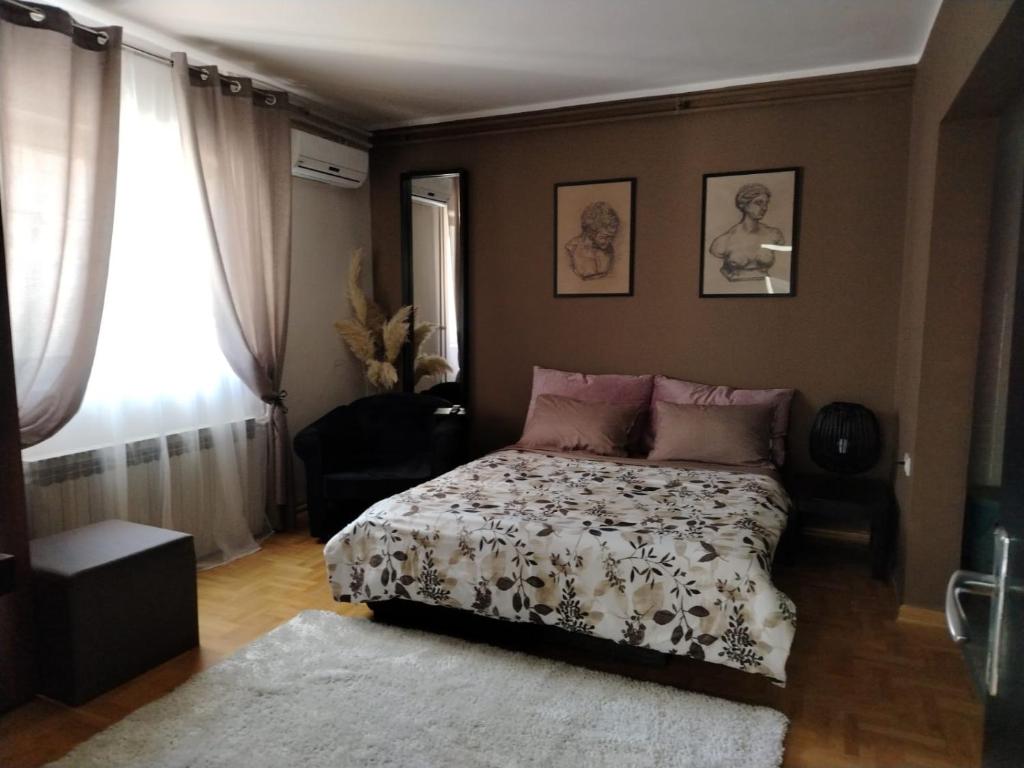 Postel nebo postele na pokoji v ubytování danguba 2