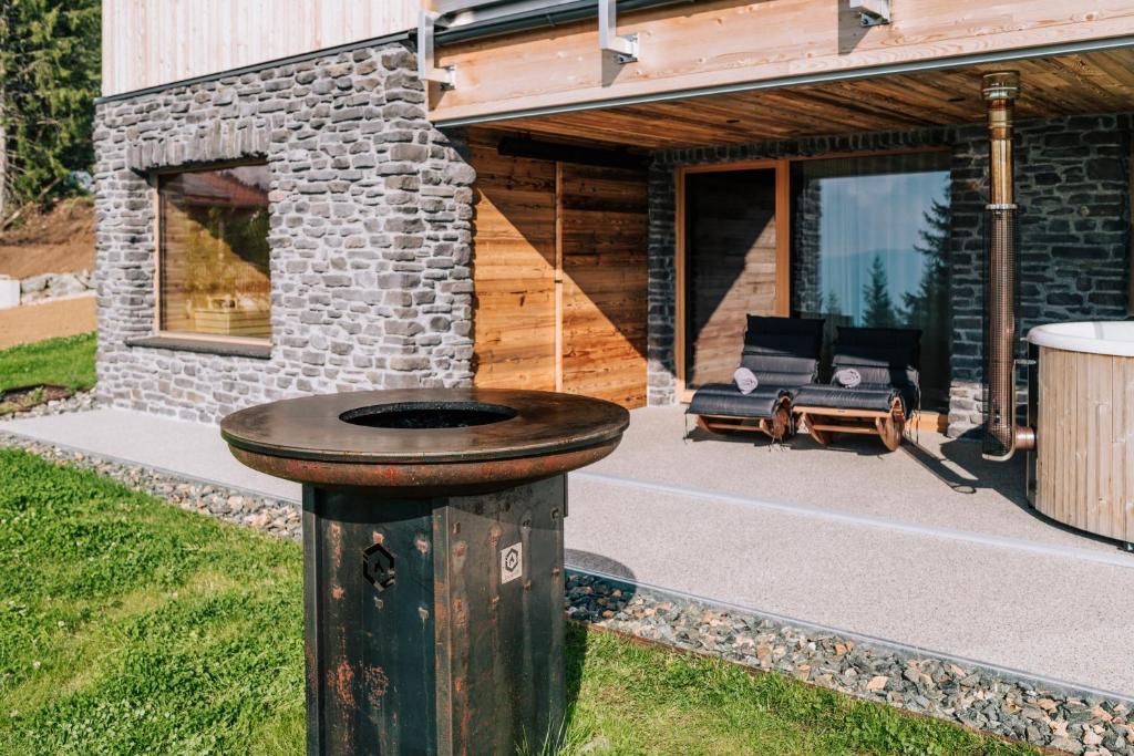 Zahrada ubytování Almchalet - Luxus am Fuße der Koralpe