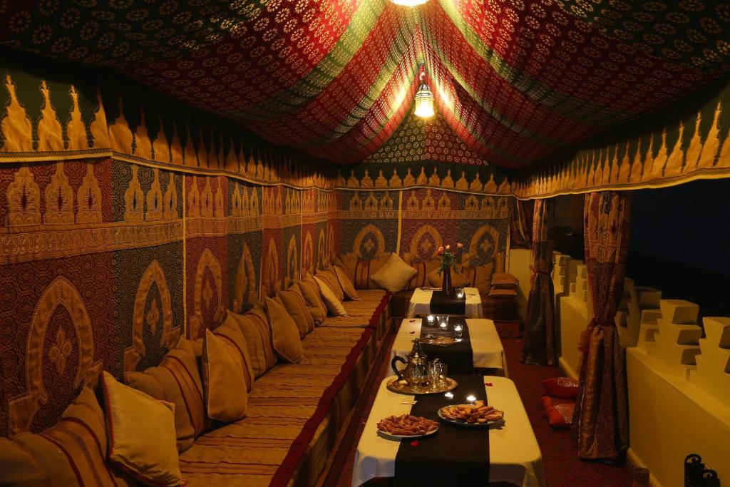 Posezení v ubytování Samira Riads & Spa