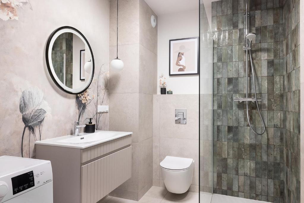 NEW #Madalińskiego57 - city center, new bulding, 2 bedrooms, 2x double beds and a fold-out sofa, separate kitchen, air conditioning, balcony, underground parking, self check in 24h, internet, Netflix, coffee machine, washing machine,1 km to the railway - 14