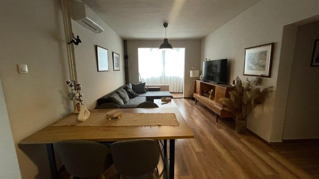 TV a/nebo společenská místnost v ubytování Specious Modern Apartment