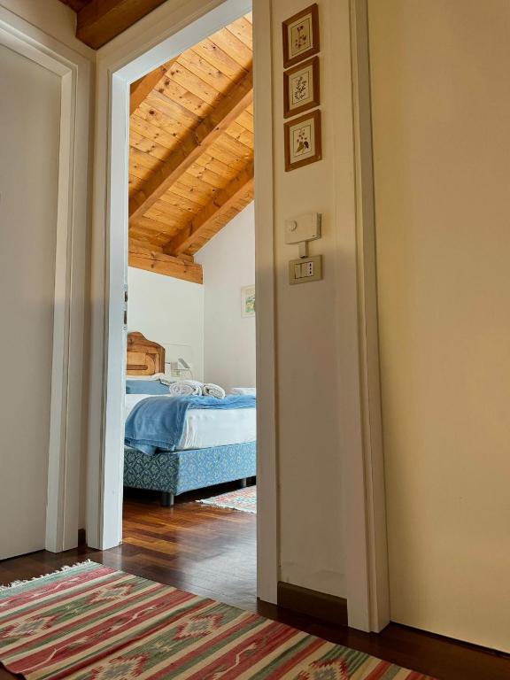 Postel nebo postele na pokoji v ubytování B&B il Ciliegio di Maura