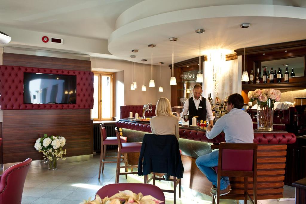 Goście zatrzymujący się w obiekcie Hotel Garnì Cristallo