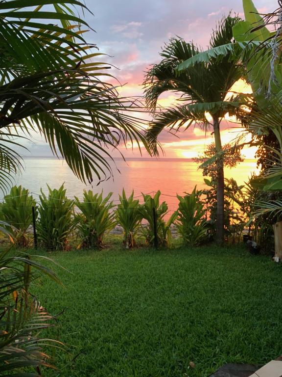 สวนหย่อมนอก TAHITI - VAIAVA Beach Cottage
