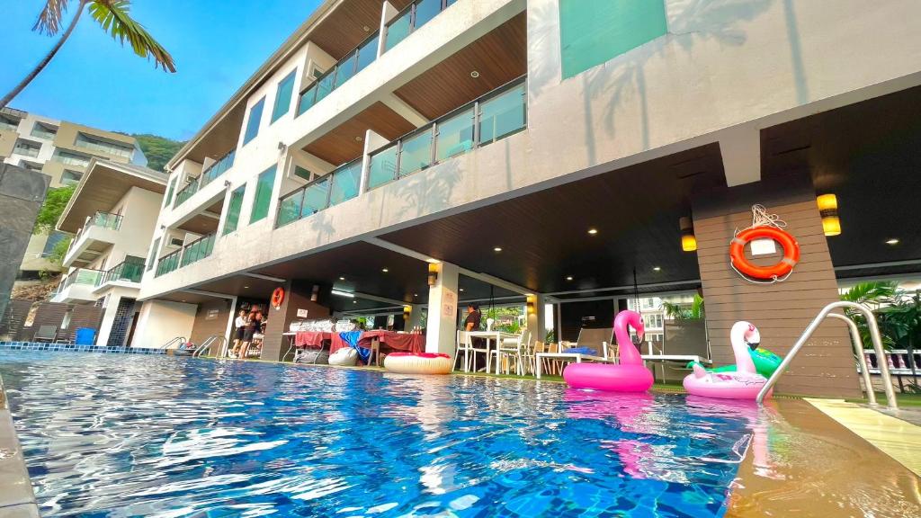 Bazén v ubytování Baramee Resortel nebo v jeho okolí