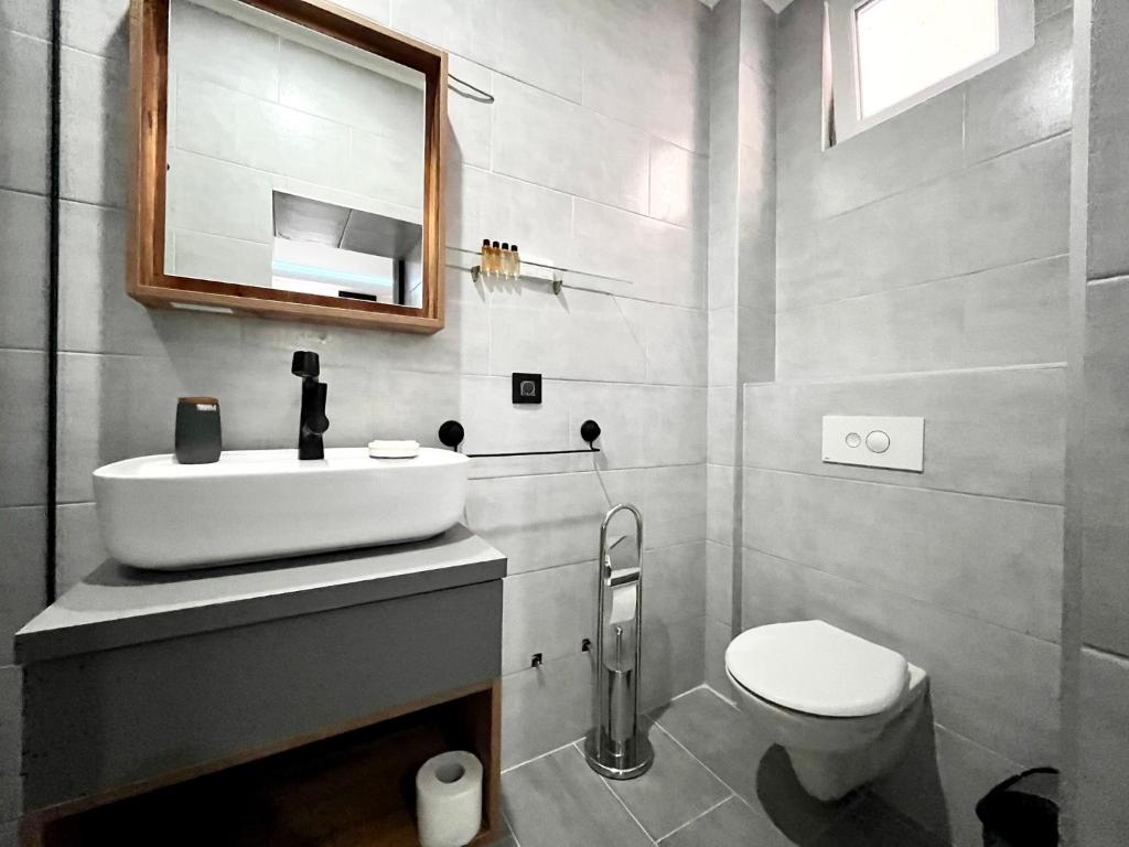 Koupelna v ubytování Residence Inn Orijent