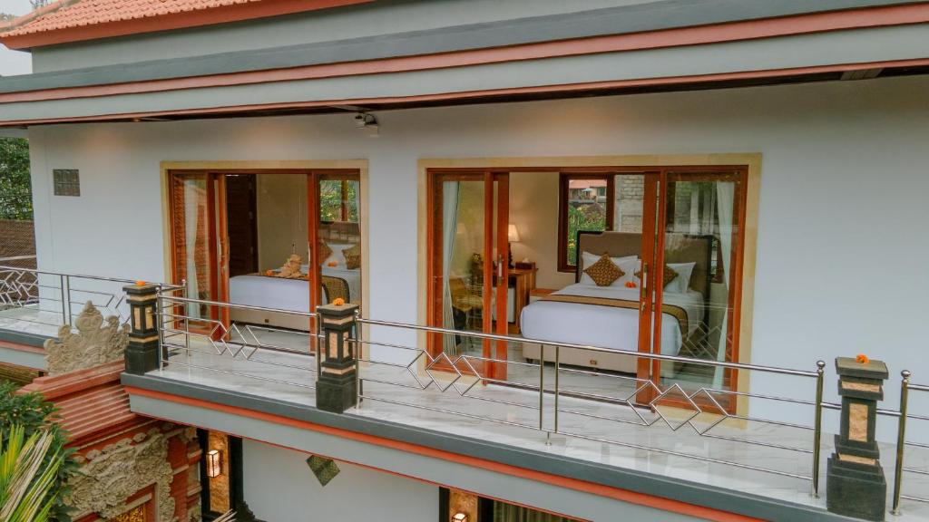 Balkón nebo terasa v ubytování Ashanti Guest House Ubud