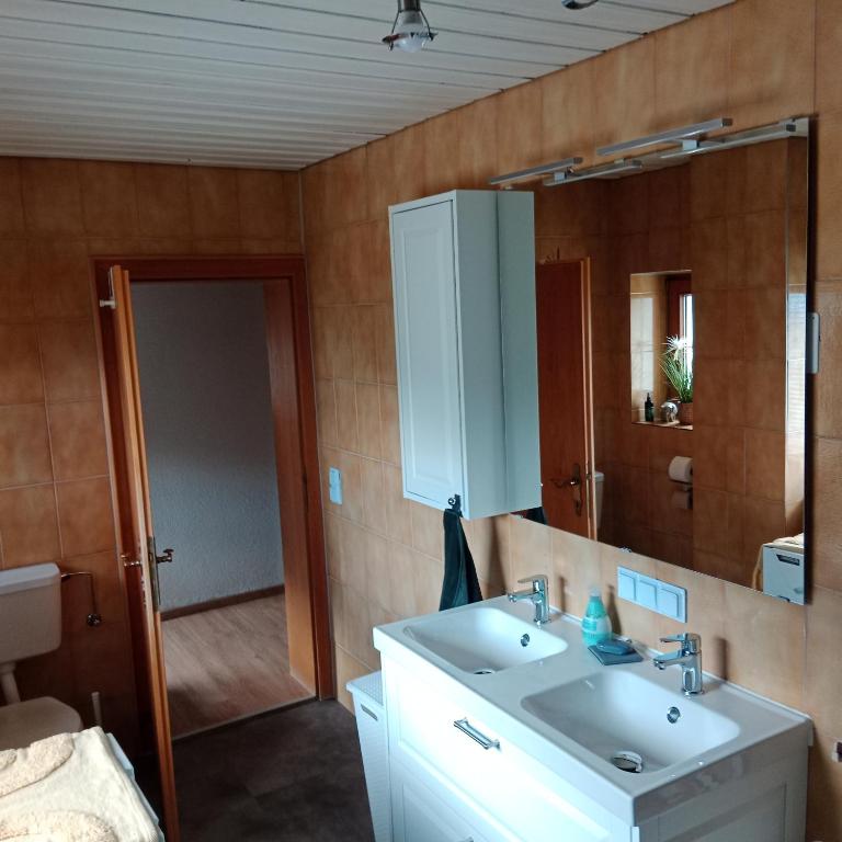 Kúpeľňa v ubytovaní Rauthhof Pitztal