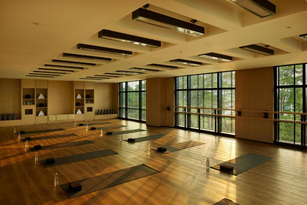 Fitness centrum a/nebo fitness zařízení v ubytování Hotel Tentrem Jakarta