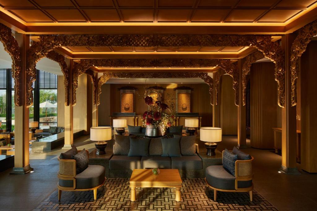 Posezení v ubytování Hotel Tentrem Jakarta