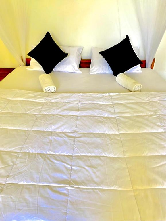 Postel nebo postele na pokoji v ubytování Blissful Haven