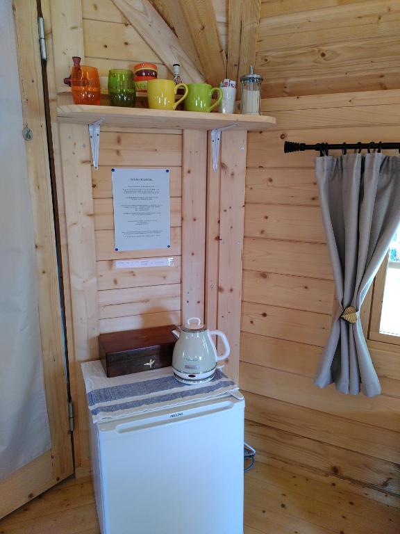 Kuchyň nebo kuchyňský kout v ubytování Brin d Ardèche