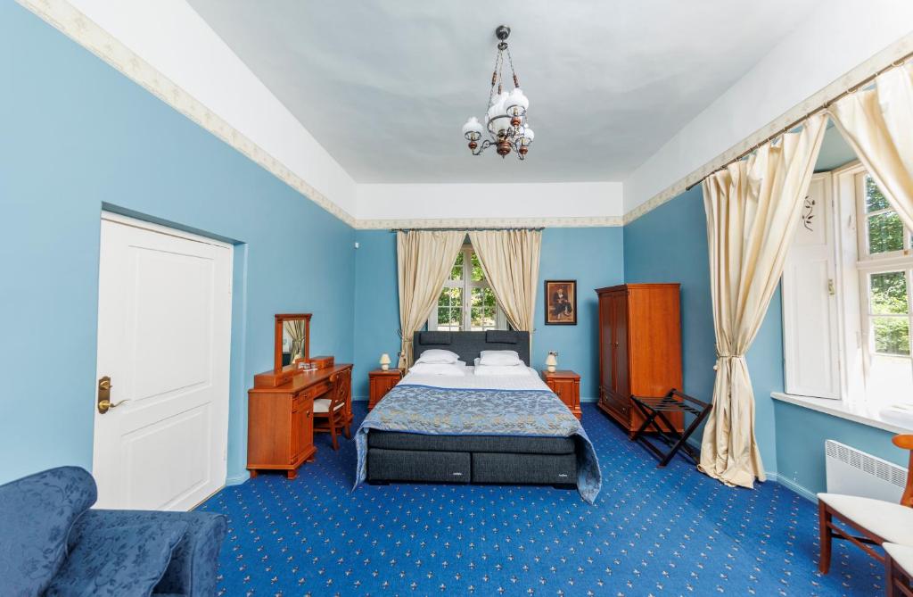 Postel nebo postele na pokoji v ubytování Palmse Manor Guesthouse