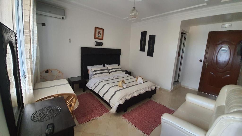 Posezení v ubytování Hotel Meftah Chaouen
