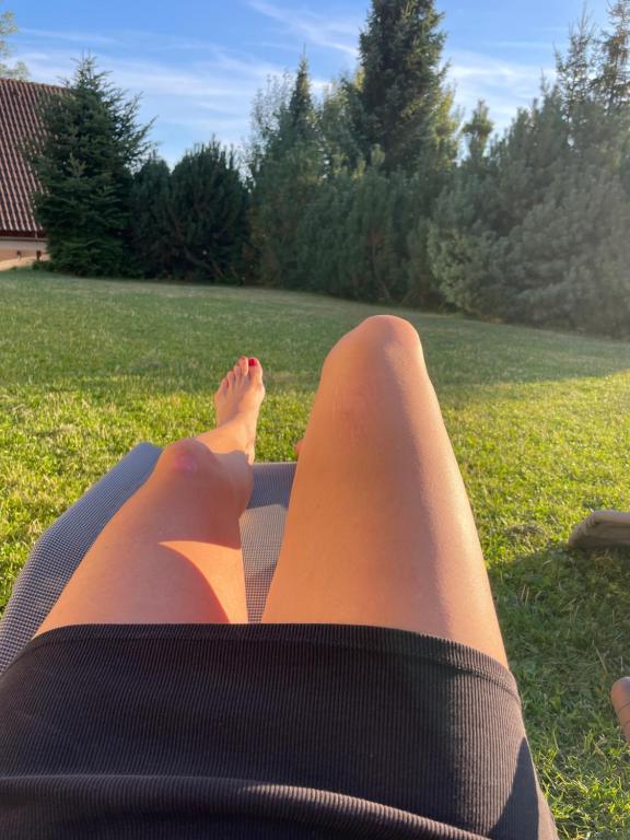 Zahrada ubytování Chalupa Sněženka