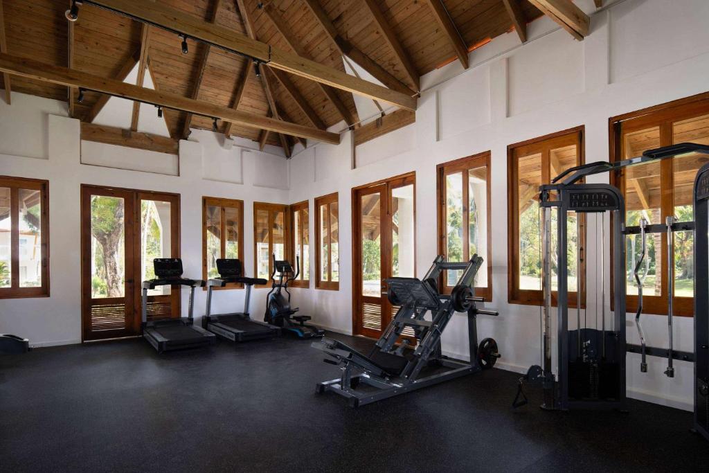 Fitness centrum a/nebo fitness zařízení v ubytování Wyndham Alltra Samana All Inclusive Resort