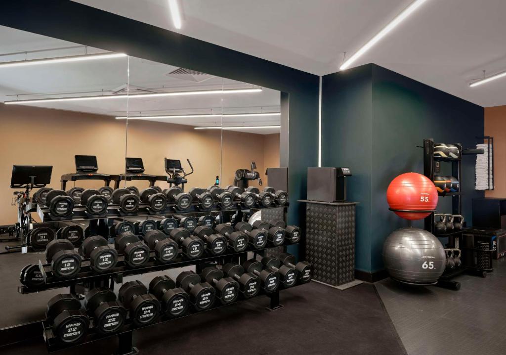 Fitness centrum a/nebo fitness zařízení v ubytování Doubletree By Hilton Sheffield City