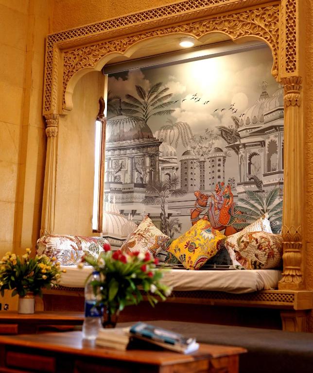 Posezení v ubytování Hotel Golden Signature