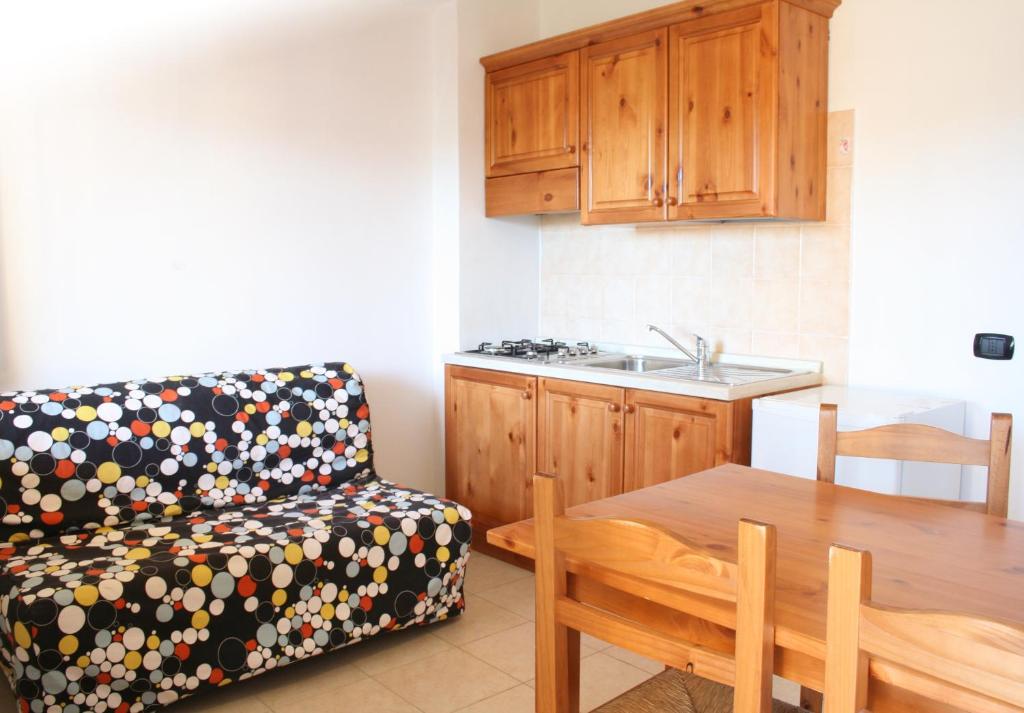 Kuchyň nebo kuchyňský kout v ubytování Hotel Residence Turium