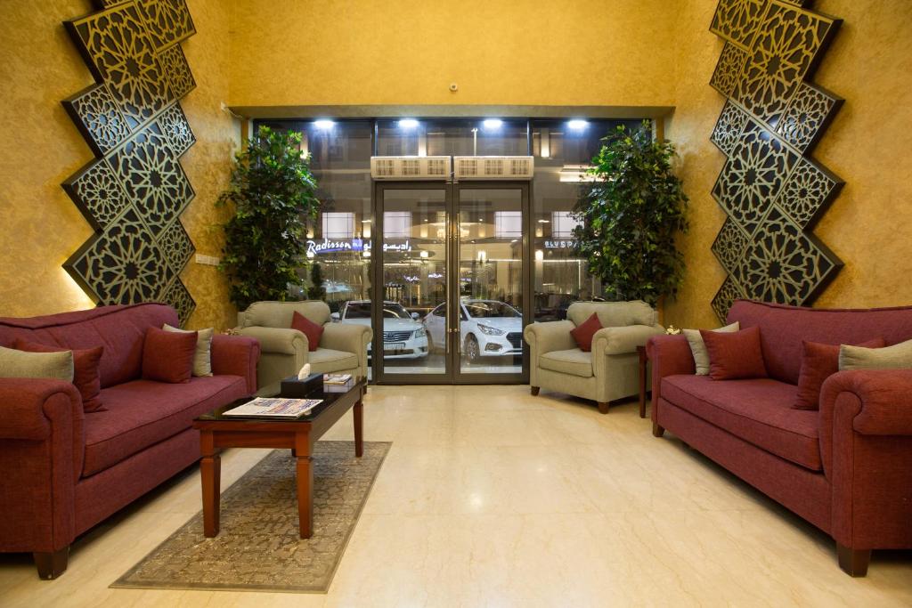 Posezení v ubytování Sun Park Hotel Suites