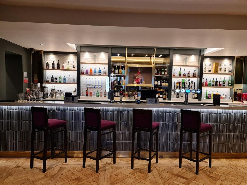 Lounge nebo bar v ubytování Gretna Hall Hotel