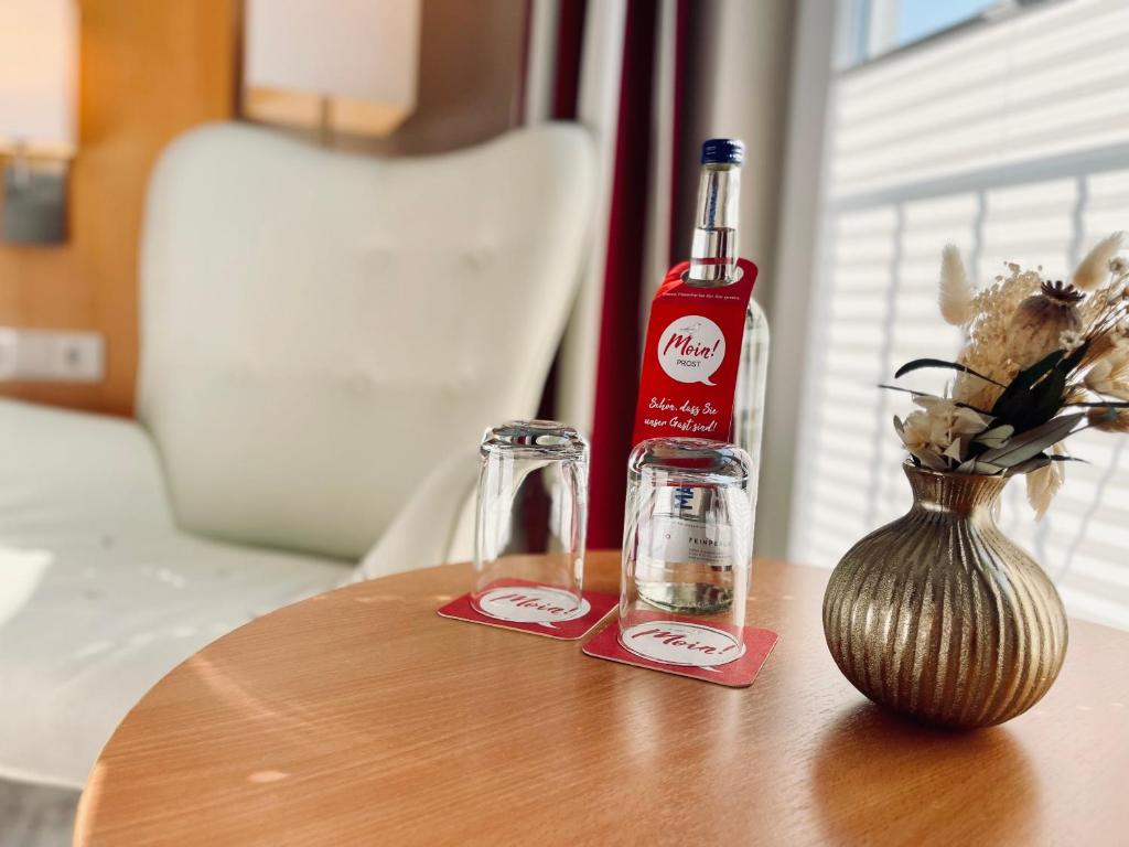 Nápoje v ubytování Moin Hotel Cuxhaven