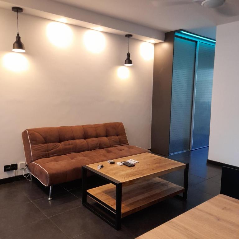 Posezení v ubytování Studio de l'océan