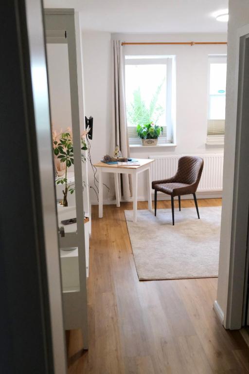 Posezení v ubytování Gästehaus Langhals