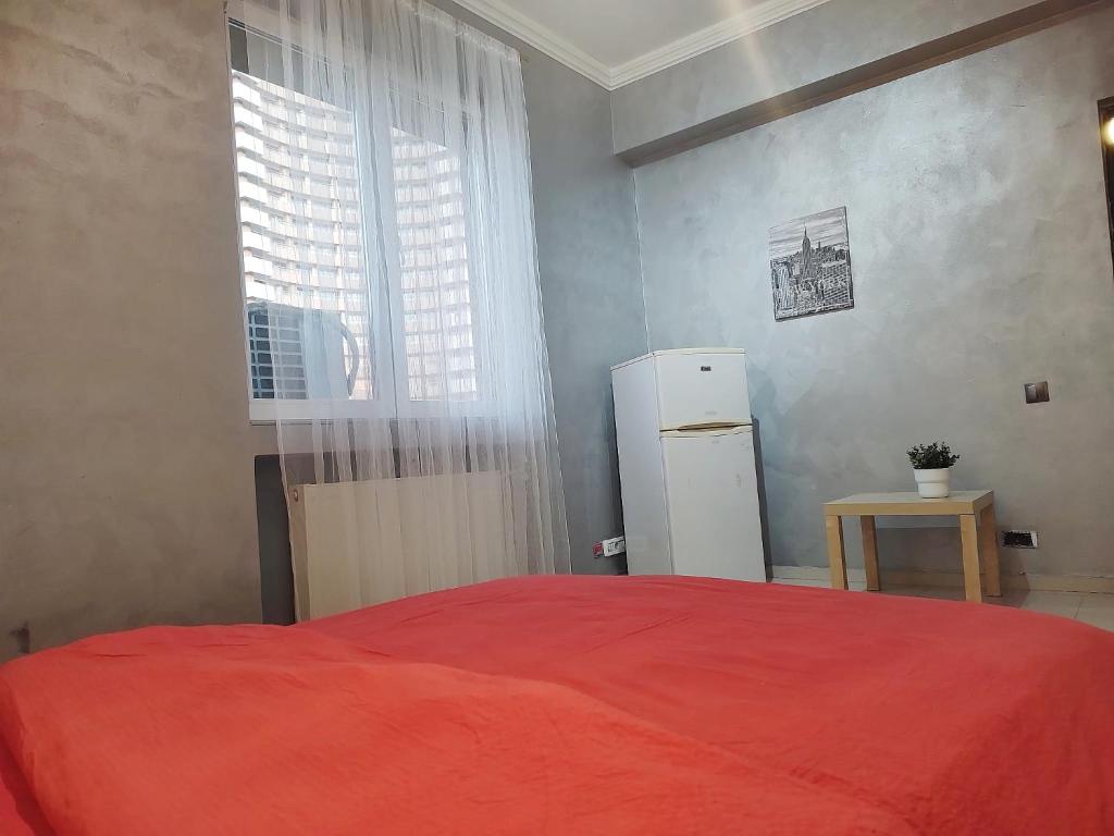 Postel nebo postele na pokoji v ubytování Old town Bucharest- Shared Apartment