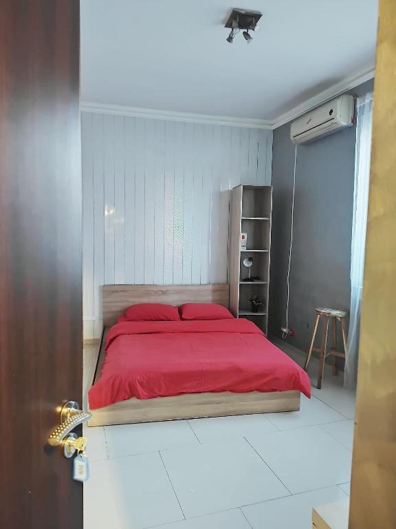 Postel nebo postele na pokoji v ubytování Old town Bucharest- Shared Apartment